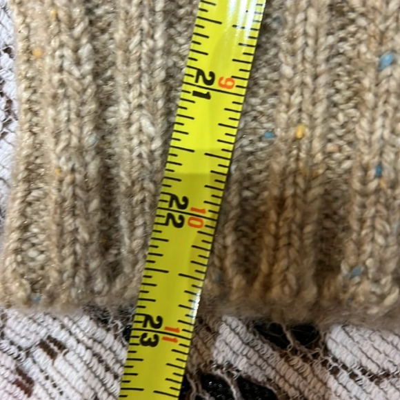 Vintage Marella twotone wool blend cowlneck knit sweater size small - Picture 8 of 10